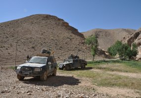 Chief of Defence of Lithuania and a delegation pay a visit to Lithuanian troops in Afghanistan  - 1