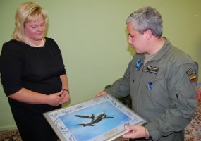 Lithuanian and Danish military visited children in nursery  - 1