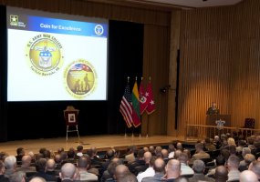 Chief of Defence of Lithuania Lt Gen A.Pocius was inducted into the United States Army War... - 1