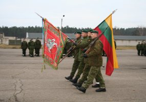Birutės bataliono kovinės vėliavos įteikimo metinių proga surengtos sportinės varžybos - 1