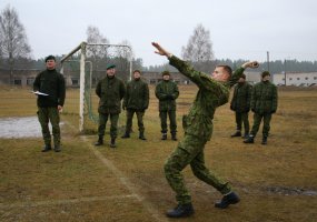 Birutės bataliono kovinės vėliavos įteikimo metinių proga surengtos sportinės varžybos - 5