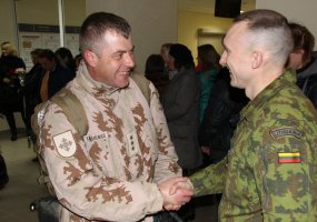 Grįžo misiją Afagnistane baigę Lietuvos kariai  - 2