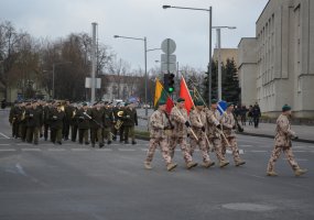 Panevėžyje apdovanoti iš Afganistano grįžę Lietuvos kariai - 5