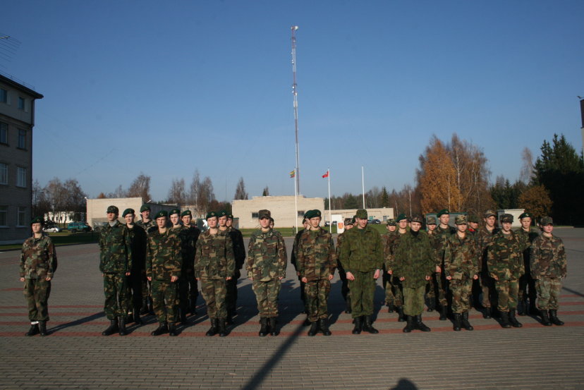 LDK Gedimino štabo batalione vyko LŠS jaunųjų šaulių stovykla