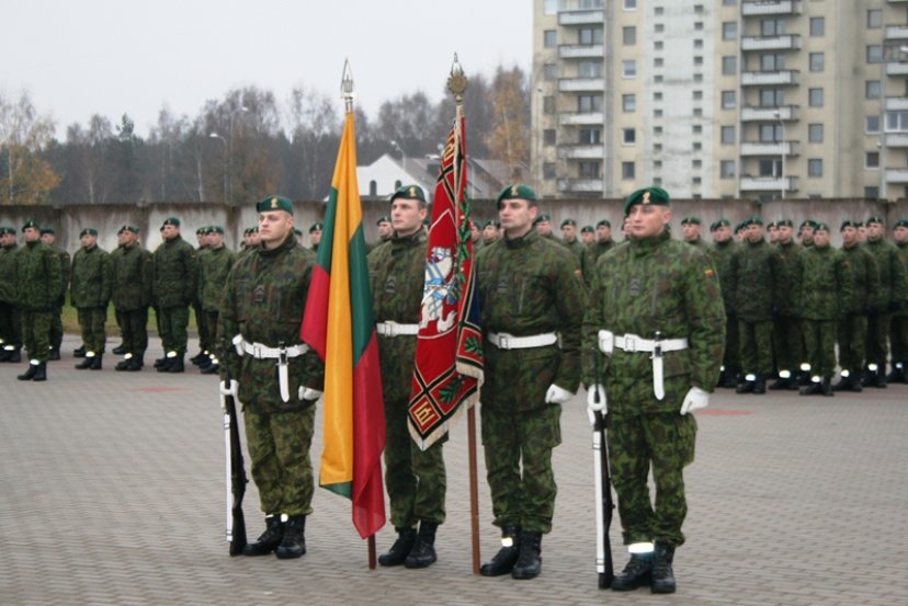 Gedimino štabo batalionas minėjo kariuomenės dieną