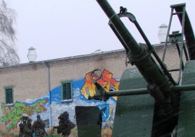 Oro gynybos bataliono kariai dalyvauja oro mūšio pratybose  - 3