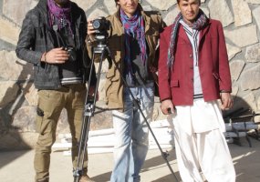 Base of Chaghcharan Provincial Reconstruction Team - venue for exposition of Afghan national... - 2