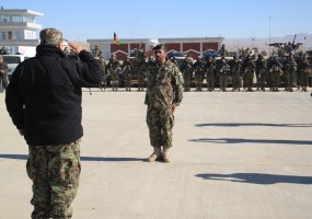 Commander of Afghanistan National Army Ground Force visited Ghor province - 3
