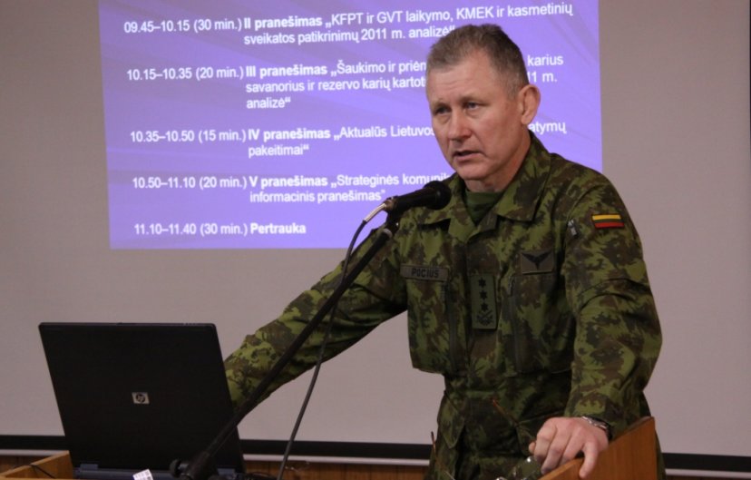 Lietuvos kariuomenės vadas su pajėgų ir karinių vienetų vadais aptarė aktualiausius kariuomenės...