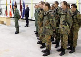 Penktą kartą  Baltijos šalių oro erdvę saugos Vokietijos kariai - 3