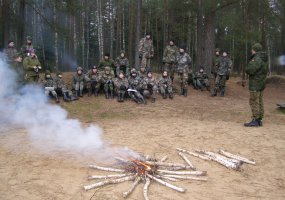 Lietuvos kariuomenės mokykloje – Lietuvos mokyklų mokytojai baigė jaunųjų šaulių būrelio vadovo... - 1