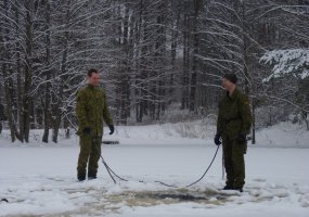 Algirdo bataliono žvalgų ištvermė išmėginta pratybose „Baltasis vilkas - 1