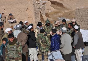 Lithuanian and Afghan troops jointly patrolled Ghor province  - 3