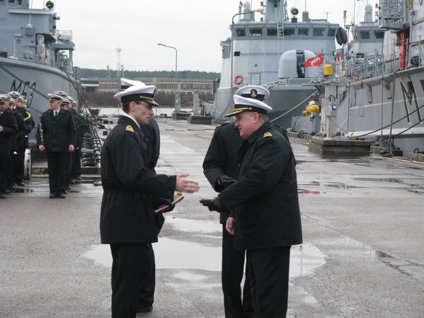 Klaipėdoje vyko Karinių jūrų pajėgų laivų vadų pasikeitimo ceremonija