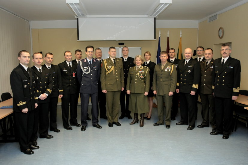 Three officers of the Lithuanian Navy will study at the National Academy of Defence of Latvia 