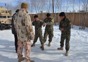 Afganistano Nacionalinės armijos karininkai su kolegomis iš Lietuvos dalijasi patirtimi - 3