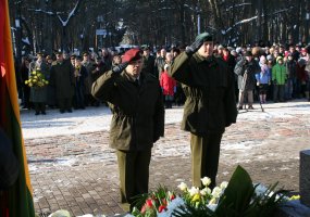 Lietuvai minint Valstybės atkūrimo dieną, Alytaus įgulos kariai taip pat pažymėjo šią iškilią šventę - 3