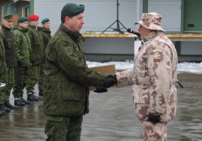 Logistikos valdyboje vyko iš misijos Afganistane sugrįžusių karių apdovanojimų ceremonija - 3