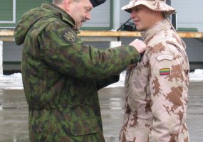 Logistikos valdyboje vyko iš misijos Afganistane sugrįžusių karių apdovanojimų ceremonija - 4