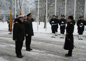 Admiral Danish Fleet on visit in Klaipėda  - 1