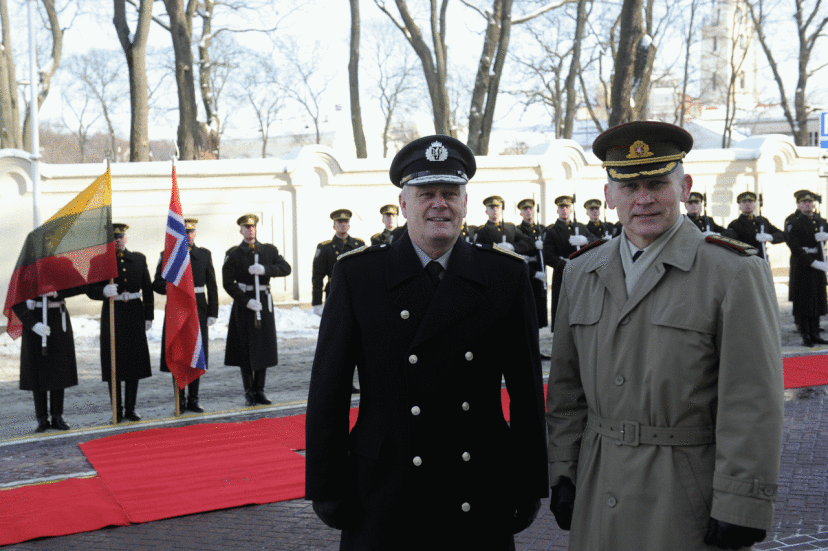 Chief of Defence of Norway pay a visit to Lithuania 
