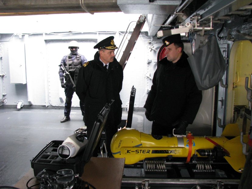 Admiral Danish Fleet on visit in Klaipėda 