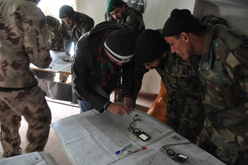 Officers of Afghan National Army share experience with colleagues from Lithuania 