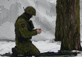 Gaižiūnų poligone - Atskirojo karo policijos būrio pratybos - 2