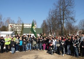 Kariai, moksleiviai ir gyventojai Nepriklausomybės atkūrimo dieną pagerbė bėgimu aplink Ruklą - 6