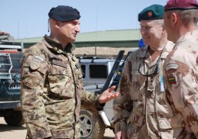 Kariuomenės vadas gen. ltn. A. Pocius aplankė Goro provincijoje Afganistane tarnaujančius... - 4