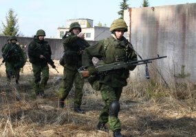 Birutės bataliono karių lauko taktinės pratybos - 2