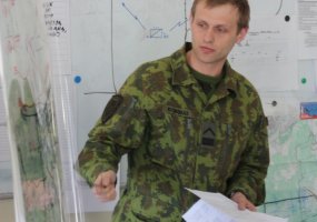 Pratybose „Pirmas kirtis“ Žvalgybos kuopa pasitikrino savo gebėjimus   - 1
