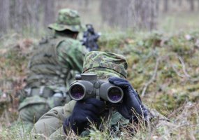 Pratybose „Pirmas kirtis“ Žvalgybos kuopa pasitikrino savo gebėjimus   - 4