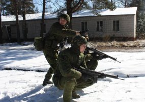 Lietuvos kariuomenės mokykloje - kursų baigimo ceremonija - 2