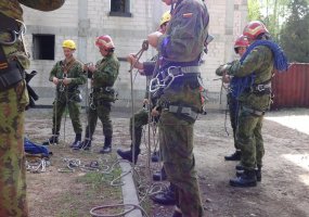 Dvylika Lietuvos didžiojo kunigaikščio Gedimino štabo bataliono karių baigė aukštalipio kursą - 3