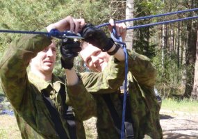 Dvylika Lietuvos didžiojo kunigaikščio Gedimino štabo bataliono karių baigė aukštalipio kursą - 5