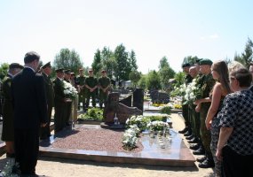 Alytaus įguloje pagerbtas seržanto Arūno Jarmalavičiaus atminimas  - 1