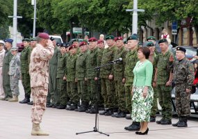 Homecoming ceremony for PRT-14 held in Panevėžys - 2