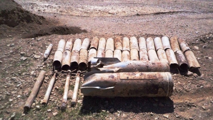 PAG-15 išminuotojai sunaikino Čagčarane rastas aviacines bombas 
