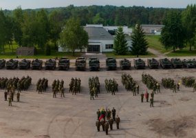 Mechanizuotosios pėstininkų brigados „Geležinis Vilkas“ 20 metų jubiliejaus proga Kaune skambės... - 2