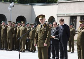 Brigados „Geležinis Vilkas“ 20 metų jubiliejaus proga Kauno kariliono varpai skambino Geležinio... - 1