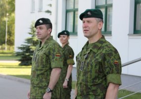 Brigados „Geležinis Vilkas“ vadovybės štabo viršininku paskirtas plk. ltn. Mindaugas Steponavičius - 1