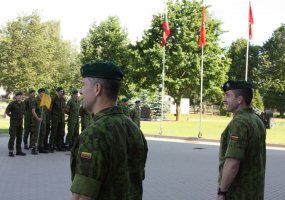Brigados „Geležinis Vilkas“ vadovybės štabo viršininku paskirtas plk. ltn. Mindaugas Steponavičius - 2