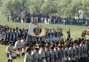 Kaune atkartotas Prancūzijos imperatoriaus Napoleono I persikėlimas per Nemuną - 2