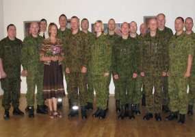 Vilniaus įgulos karininkų ramovėje buvo organizuotas pirmasis Vilniaus įgulos puskarininkių... - 1