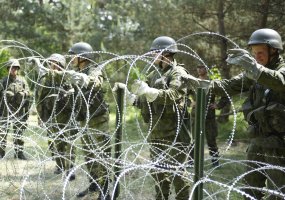 Lithuanian and US military personnel train together at Kairiai  - 6