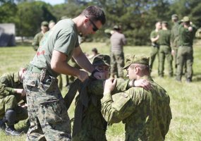 Lithuanian and US military personnel train together at Kairiai  - 1