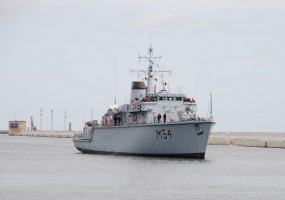 Two explosives detected on the Baltic seafloor destroyed while conducting BALTOPS 2012  - 1
