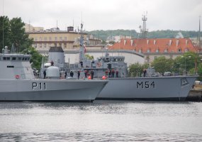 Two explosives detected on the Baltic seafloor destroyed while conducting BALTOPS 2012  - 1