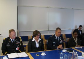 U.S. Commander TRANSCOM and U.S. Ambassador conducted a visit at the Lithuanian Navy Headquarters... - 1
